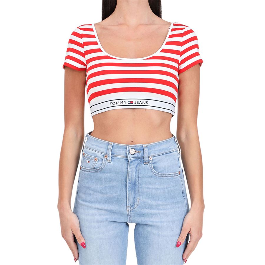 TJW ULTR CRP LOGO TAPING TOP Tommy Jeans | DW0DW17891XNL